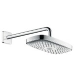 Потолочная душевая лейка Hansgrohe Raindance Select E300 2JET с держателем